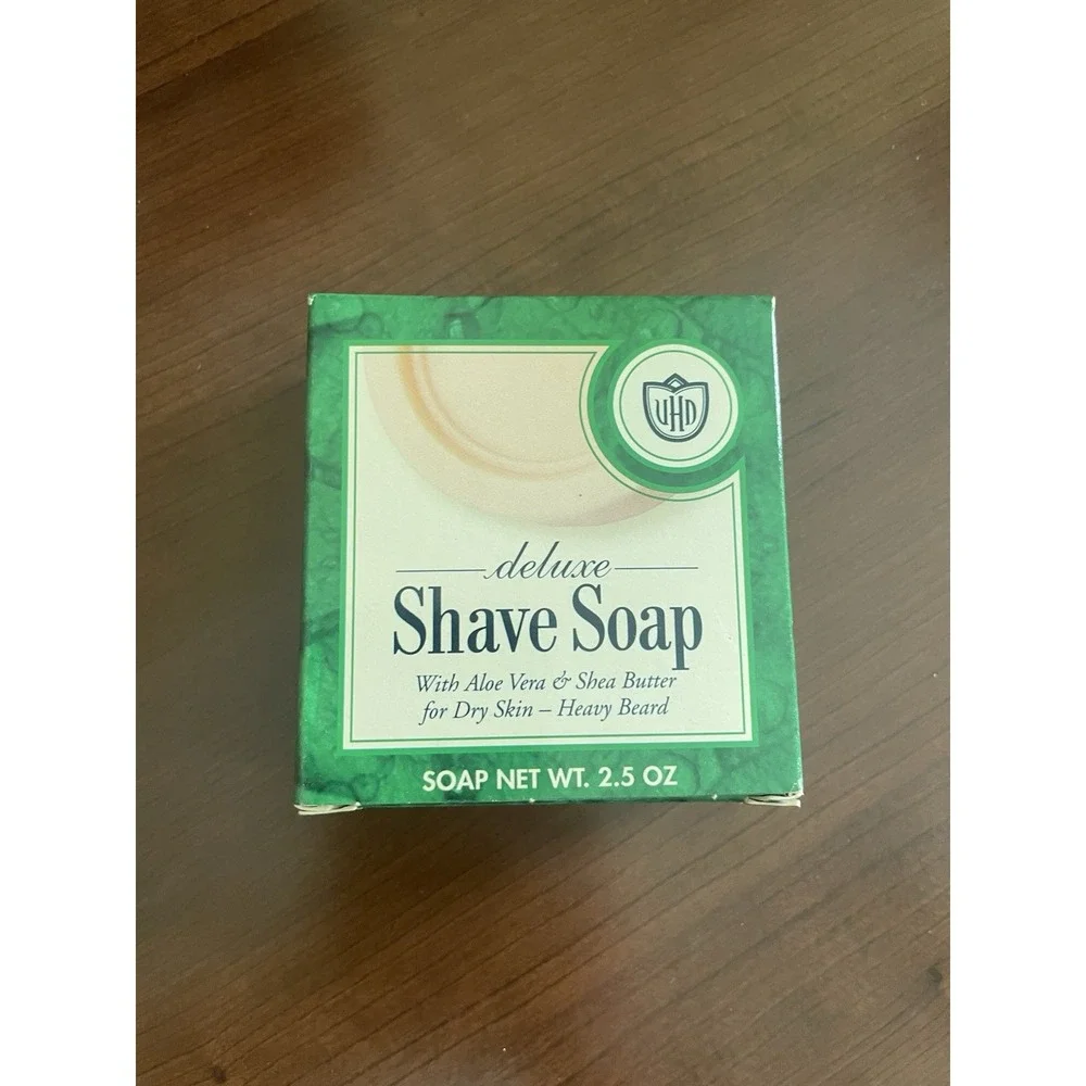 Van Der Hagen Deluxe Shave Soap For Dry Skin Heavy Beard 2.5 oz
